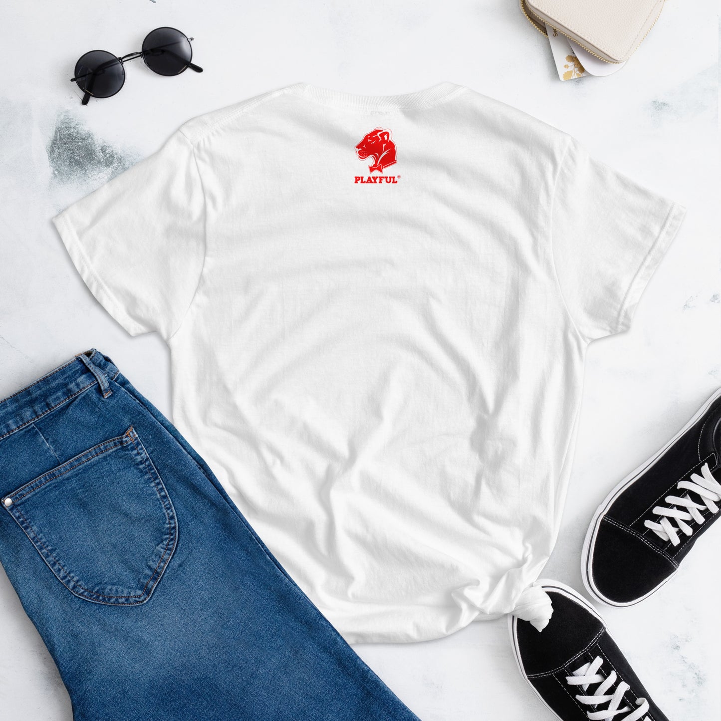 Playful Ladies Fitted Tee