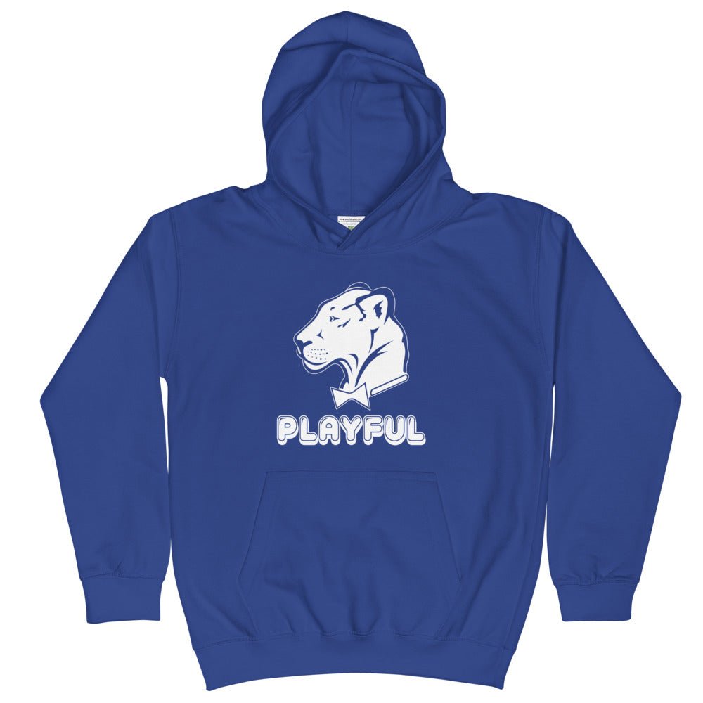 Playful Kids Bubble White Logo Hoodie