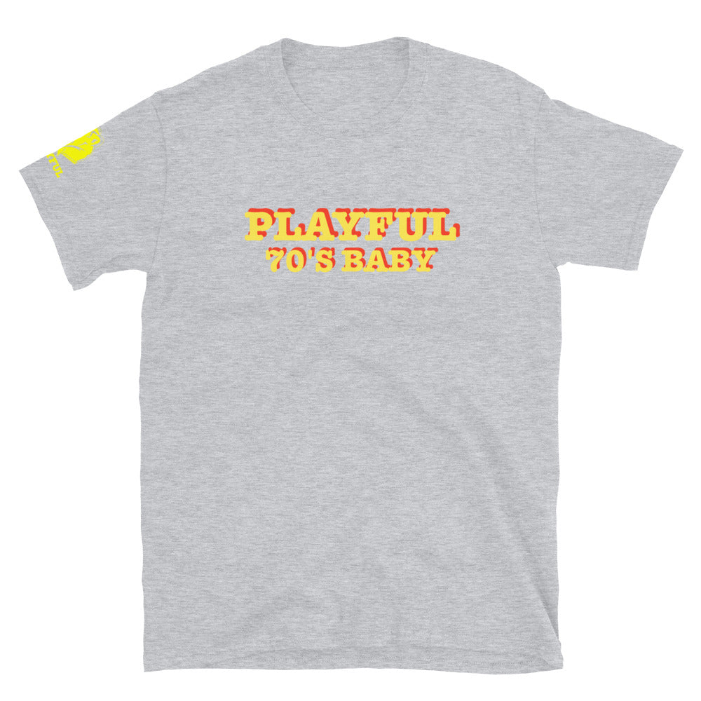 Playful 70's Baby (Unisex) T-Shirt