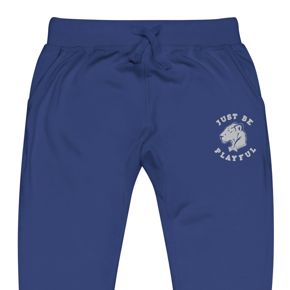 Just Be Playful Embroidered (Unisex) Sweatpants