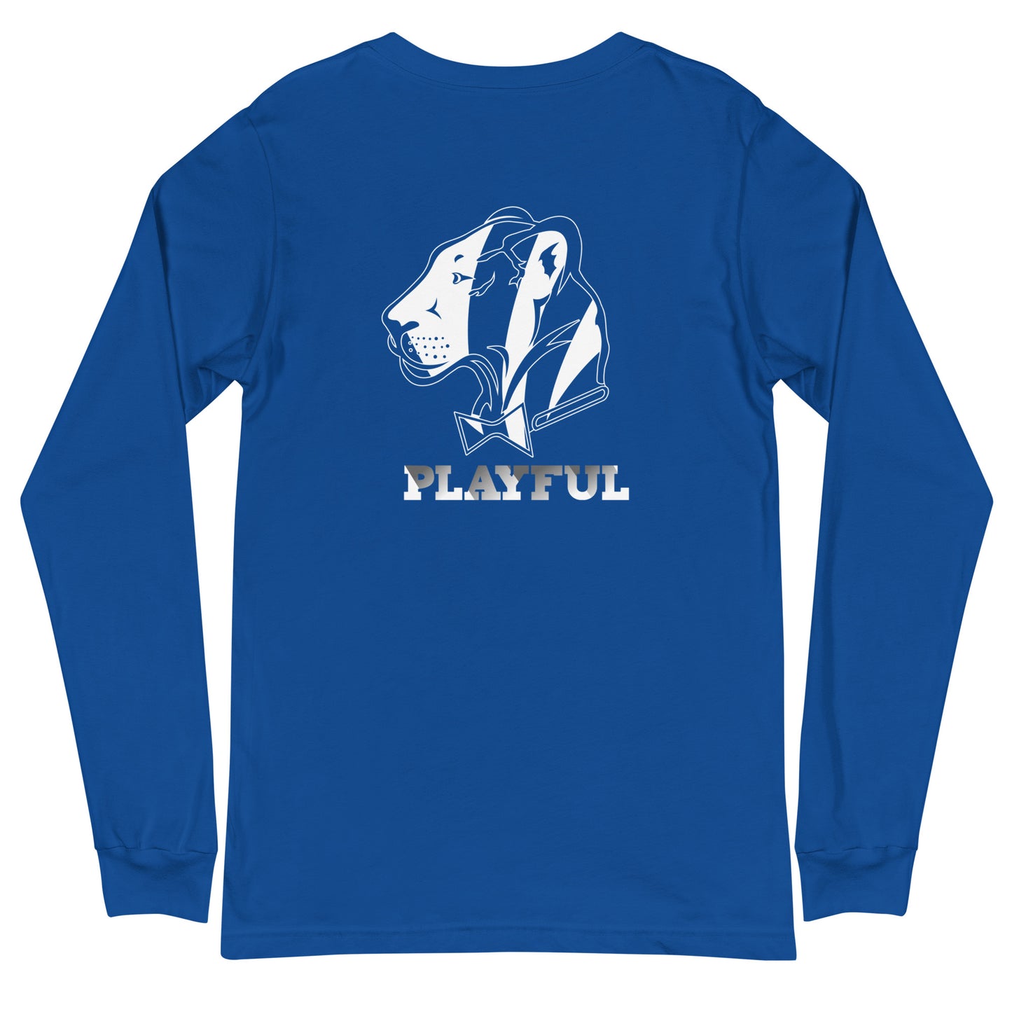 Playful Bengals Black/White (Unisex) Long Sleeve Tee
