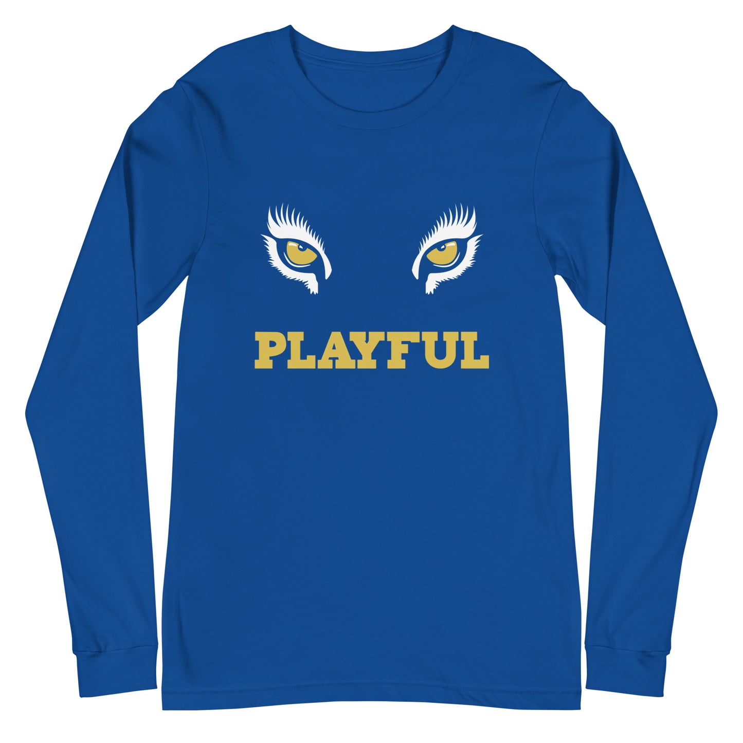 Playful Lioness Eyes Unisex Long Sleeve Tee