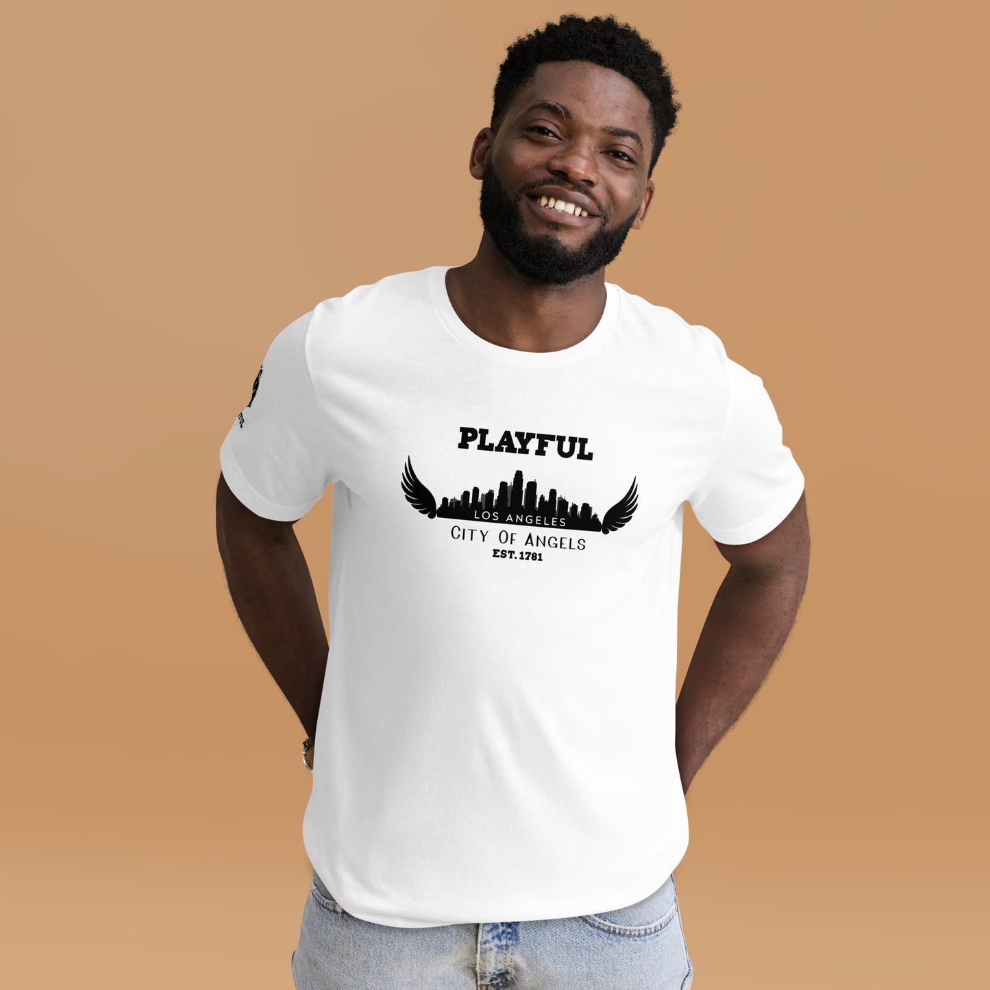 Playful Los Angeles City of Angels (Unisex) T-Shirt