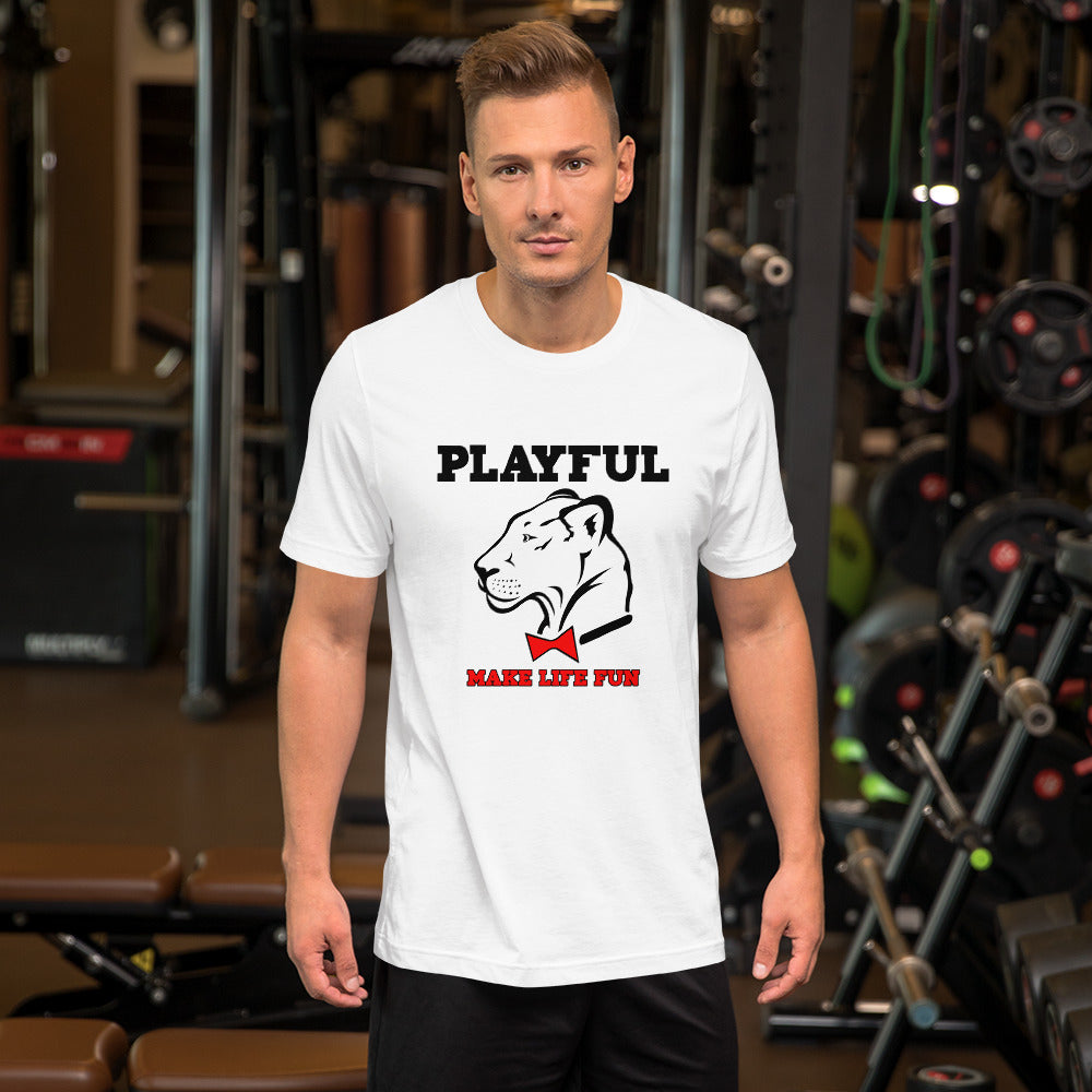 Playful Slogan (Unisex) Short Sleeve Tee
