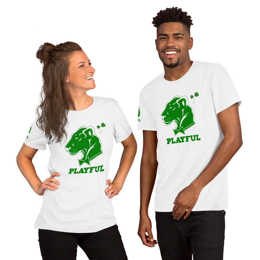 Playful St. Patrick's Day Short-Sleeve (Unisex) T-Shirt