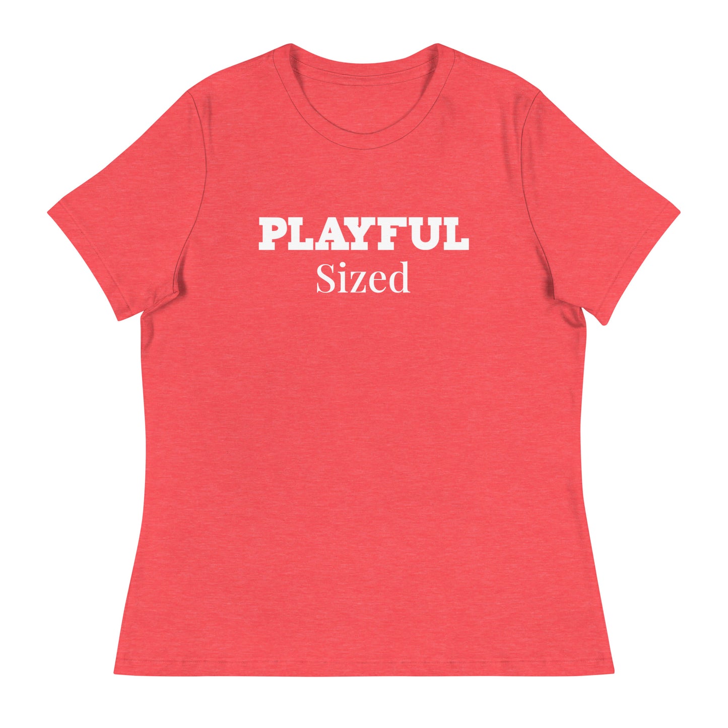 Playful Sized Ladies Relaxed T-Shirt