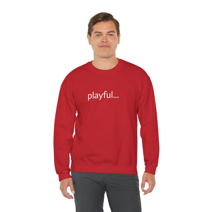 Playful... (Unisex) Heavy Blend™ Crewneck Sweatshirt