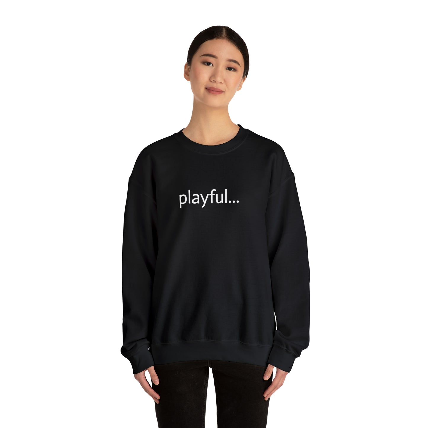 Playful... (Unisex) Heavy Blend™ Crewneck Sweatshirt