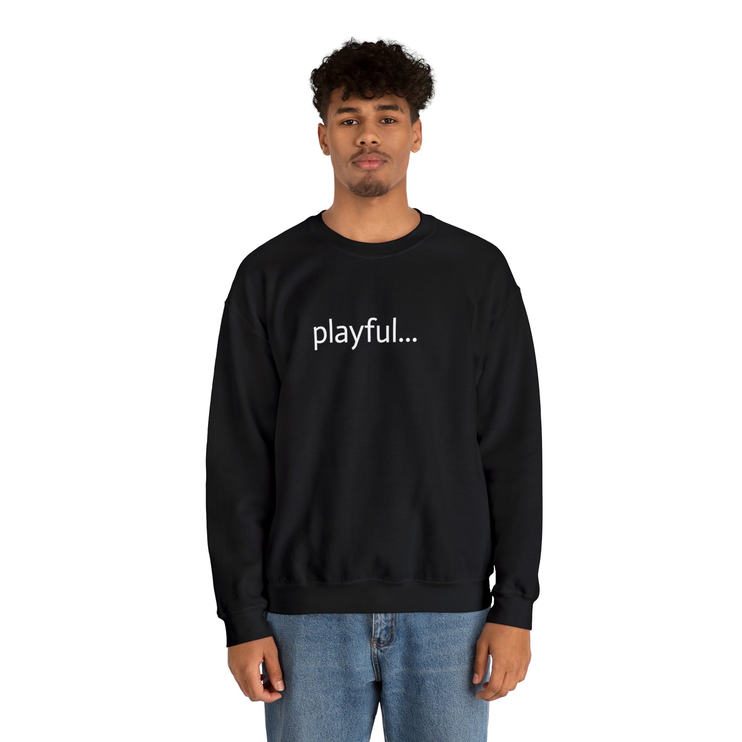 Playful... (Unisex) Heavy Blend™ Crewneck Sweatshirt