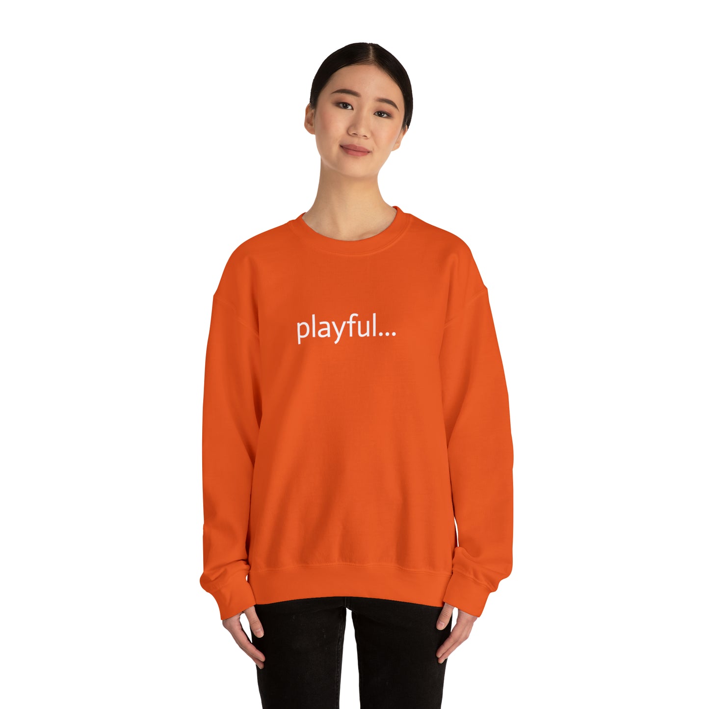 Playful... (Unisex) Heavy Blend™ Crewneck Sweatshirt