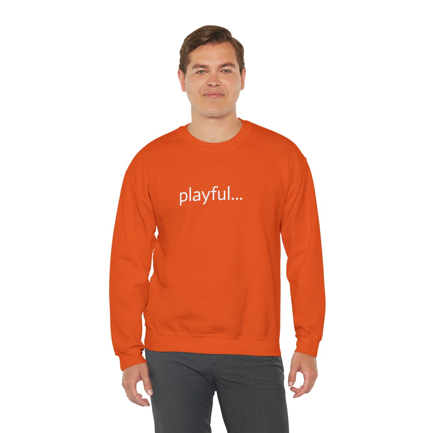 Playful... (Unisex) Heavy Blend™ Crewneck Sweatshirt