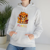 Playful Lion Cub Fall (Unisex) Heavy Blend™ Hooded Sweatshirt
