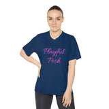 Playful Posh Ladies Performance V-Neck T-Shirt