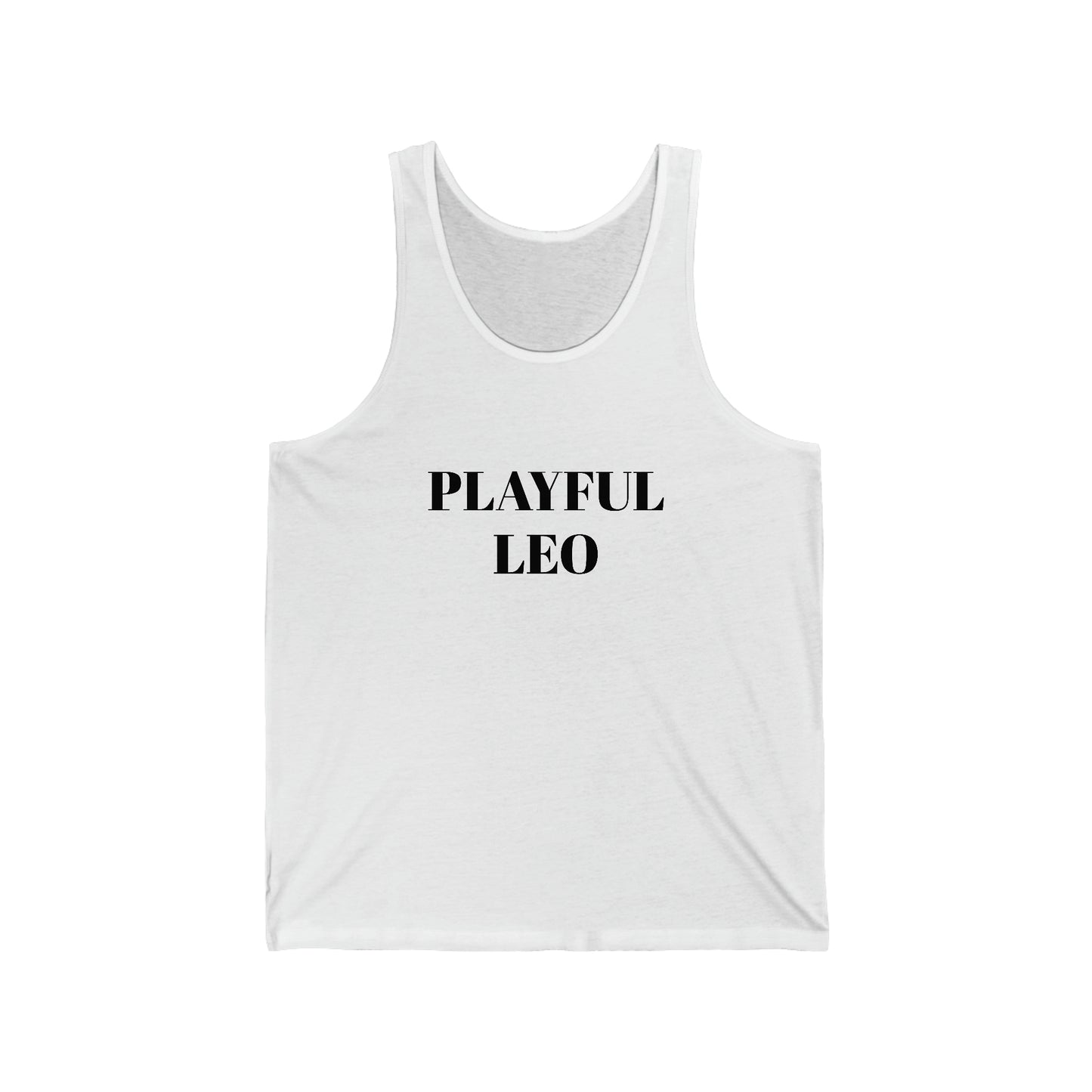 Playful Leo (Unisex) Jersey Tank