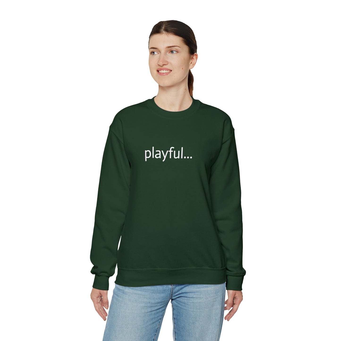Playful... (Unisex) Heavy Blend™ Crewneck Sweatshirt