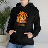 Playful Lion Cub Fall (Unisex) Heavy Blend™ Hooded Sweatshirt