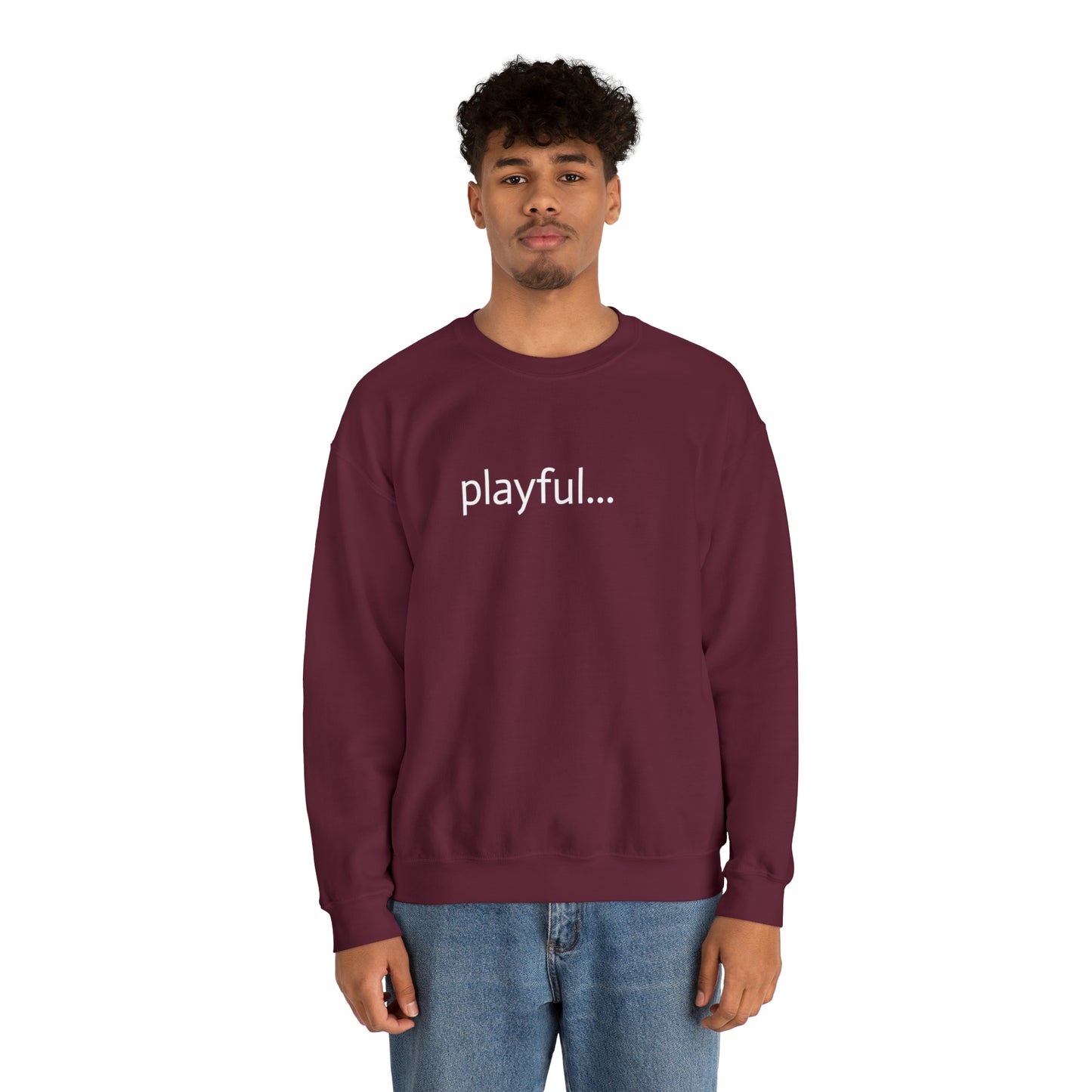 Playful... (Unisex) Heavy Blend™ Crewneck Sweatshirt
