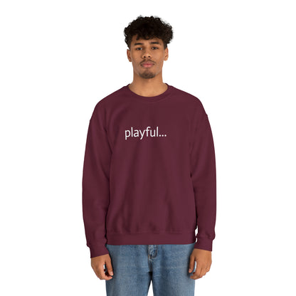 Playful... (Unisex) Heavy Blend™ Crewneck Sweatshirt