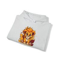 Playful Lion Cub Fall (Unisex) Heavy Blend™ Hooded Sweatshirt