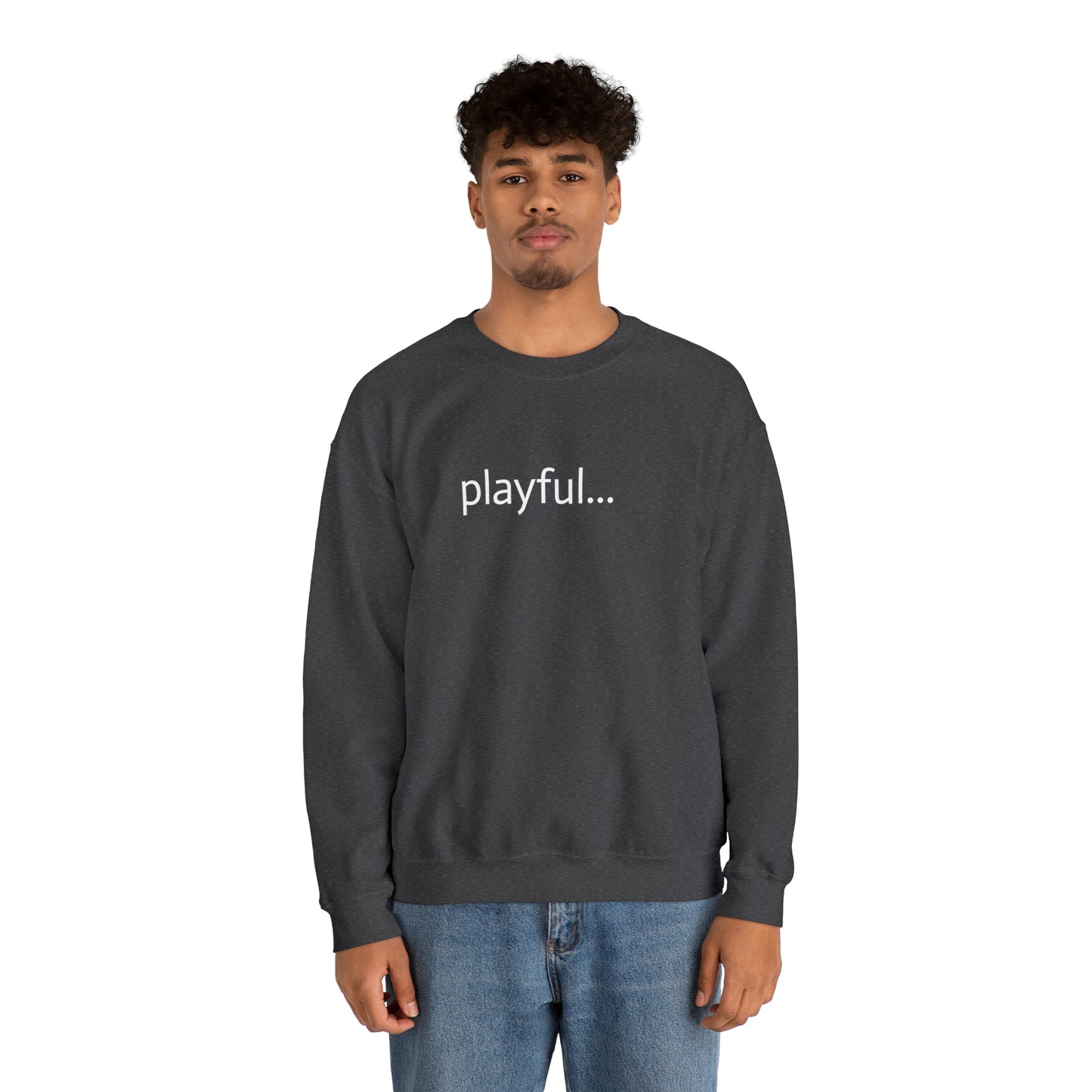 Playful... (Unisex) Heavy Blend™ Crewneck Sweatshirt