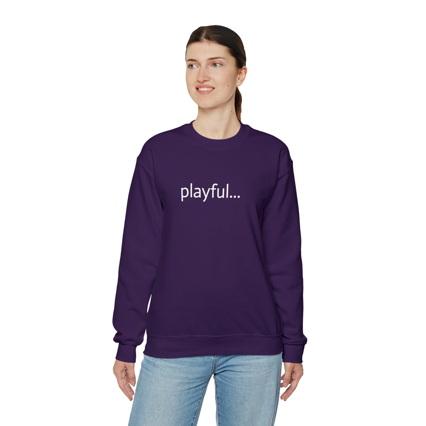 Playful... (Unisex) Heavy Blend™ Crewneck Sweatshirt
