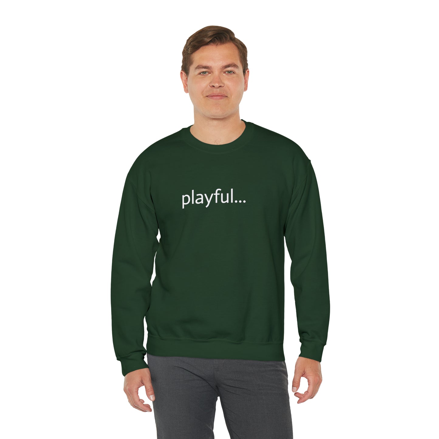 Playful... (Unisex) Heavy Blend™ Crewneck Sweatshirt