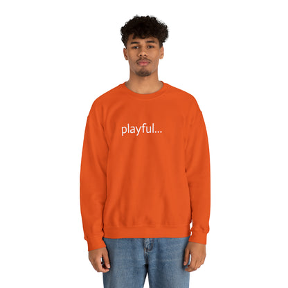 Playful... (Unisex) Heavy Blend™ Crewneck Sweatshirt