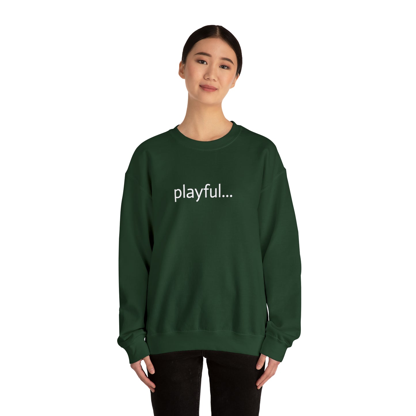 Playful... (Unisex) Heavy Blend™ Crewneck Sweatshirt