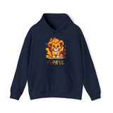 Playful Lion Cub Fall (Unisex) Heavy Blend™ Hooded Sweatshirt