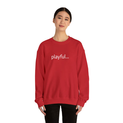 Playful... (Unisex) Heavy Blend™ Crewneck Sweatshirt