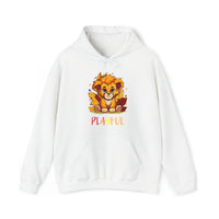 Playful Lion Cub Fall (Unisex) Heavy Blend™ Hooded Sweatshirt