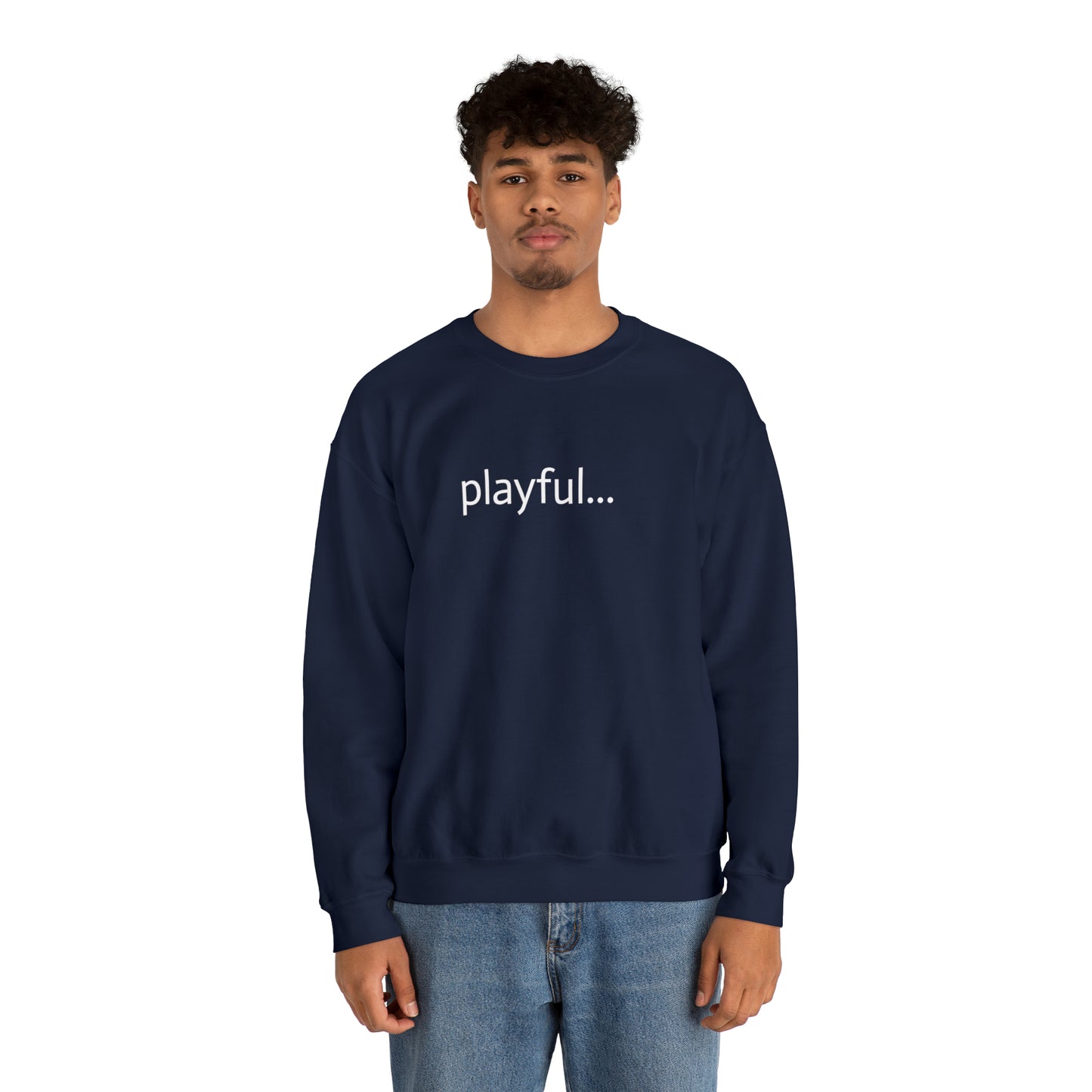 Playful... (Unisex) Heavy Blend™ Crewneck Sweatshirt