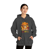 Playful Lion Cub Fall (Unisex) Heavy Blend™ Hooded Sweatshirt
