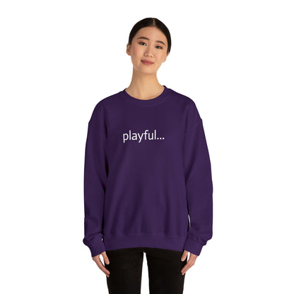 Playful... (Unisex) Heavy Blend™ Crewneck Sweatshirt