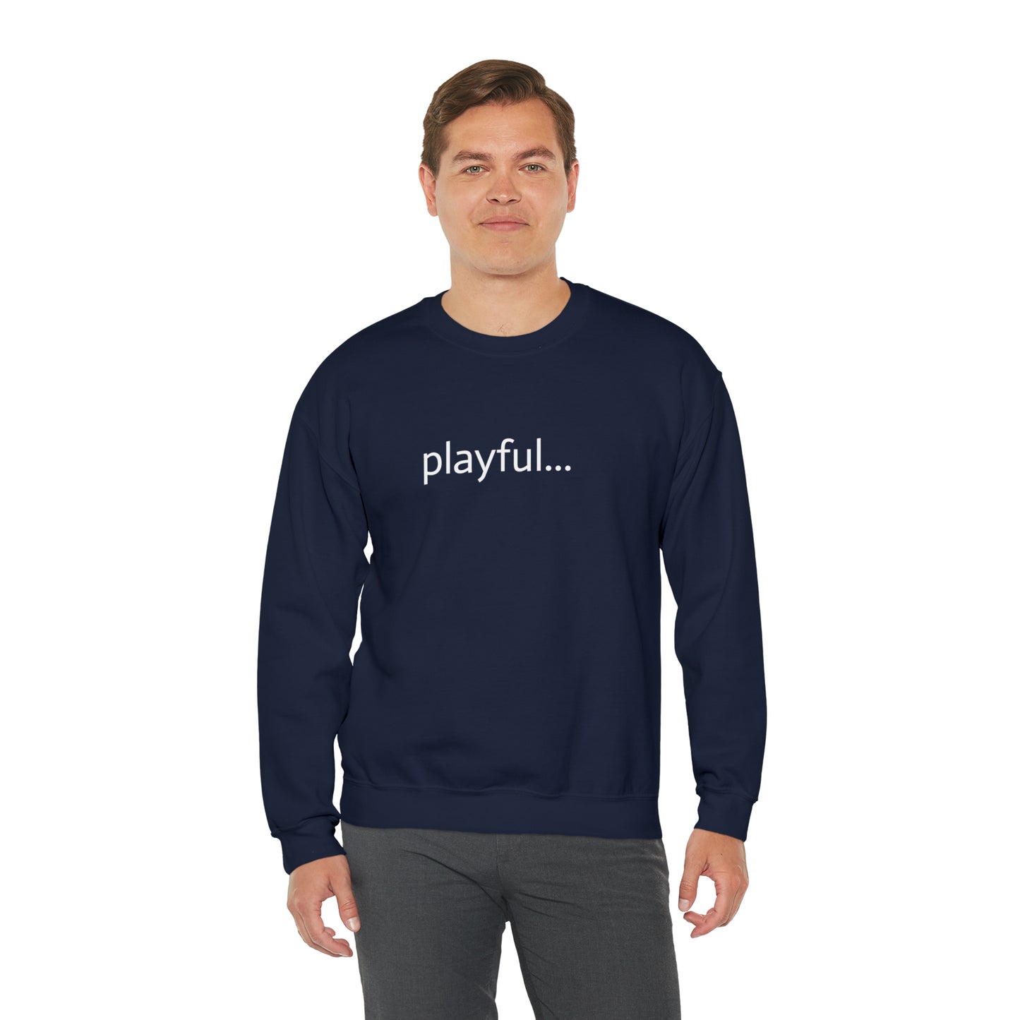 Playful... (Unisex) Heavy Blend™ Crewneck Sweatshirt