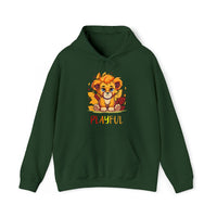 Playful Lion Cub Fall (Unisex) Heavy Blend™ Hooded Sweatshirt