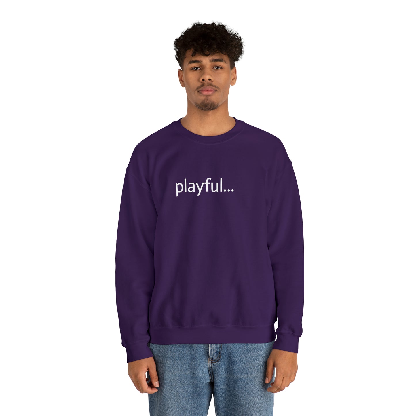 Playful... (Unisex) Heavy Blend™ Crewneck Sweatshirt
