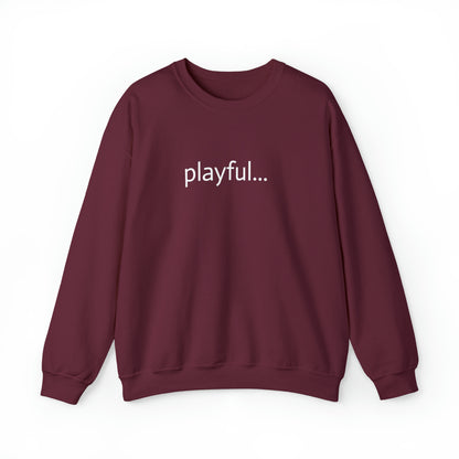 Playful... (Unisex) Heavy Blend™ Crewneck Sweatshirt