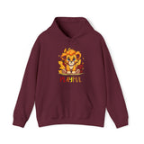 Playful Lion Cub Fall (Unisex) Heavy Blend™ Hooded Sweatshirt