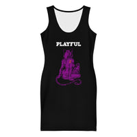 Playful & Frisky Fitted Dress