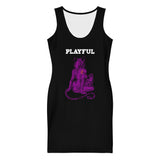 Playful & Frisky Fitted Dress