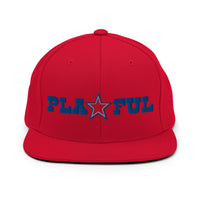 Playful Cowboys Snapback Hat