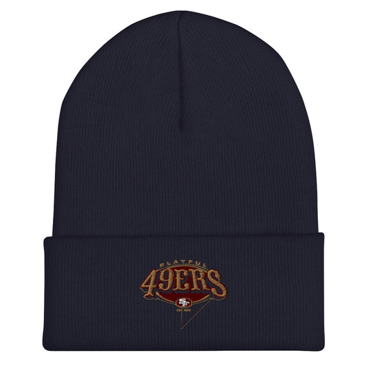 Playful 49ers Cuffed Beanie