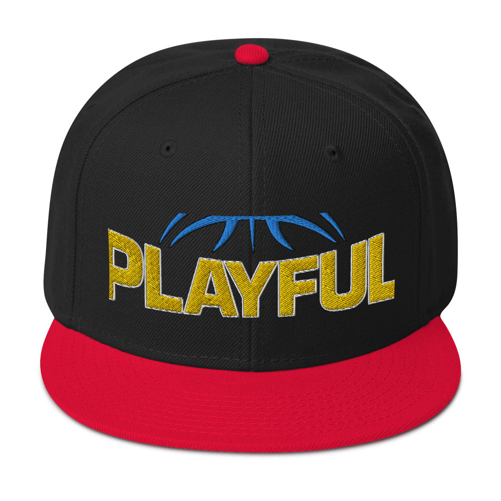 Playful Sky Snapback Hat