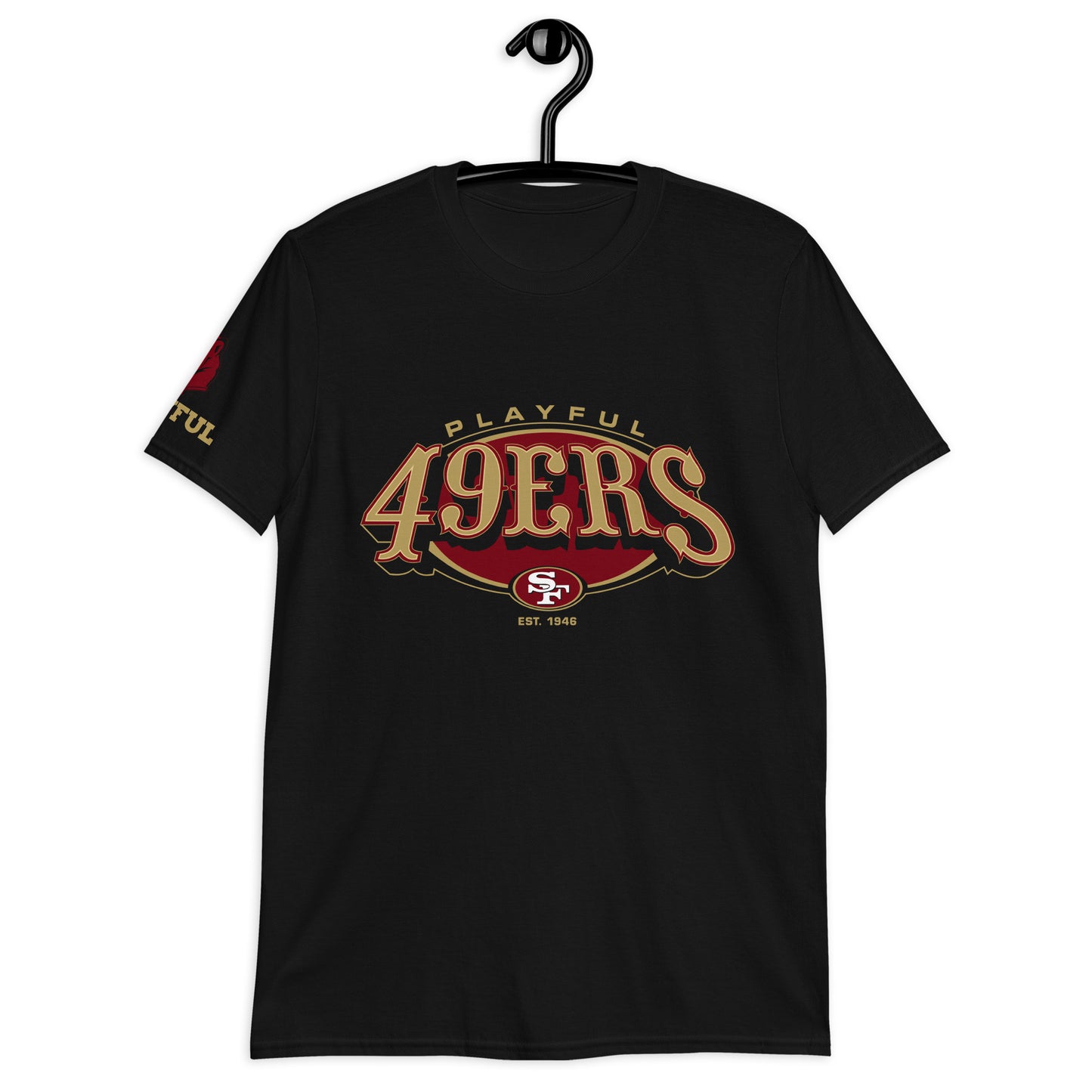 Playful 49ers Short-Sleeve (Unisex) T-Shirt