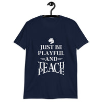 Playful Teach Peace - White (Unisex) T-Shirt
