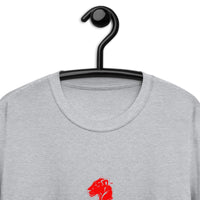 Playful Teach Peace - Red (Unisex) T-Shirt