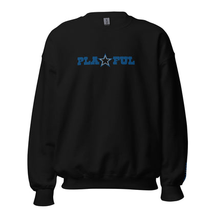 Playful Cowboys Embroidered (Unisex) Sweatshirt