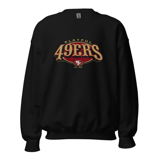 Playful 49ers (Unisex) Sweatshirt
