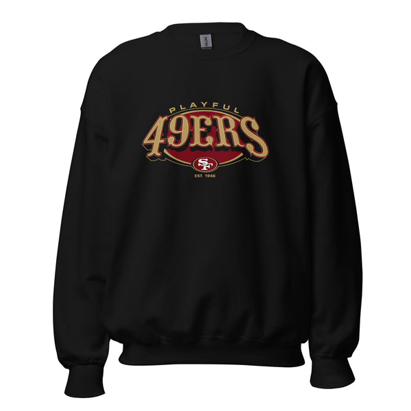 Playful 49ers (Unisex) Sweatshirt